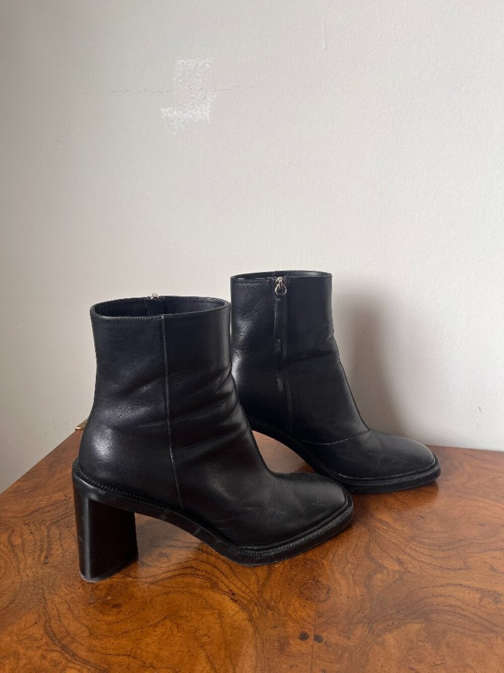 Acne Studios Leather Ankle Boots - Size 40